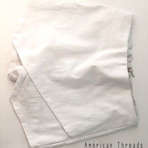 White Envelope Shorts